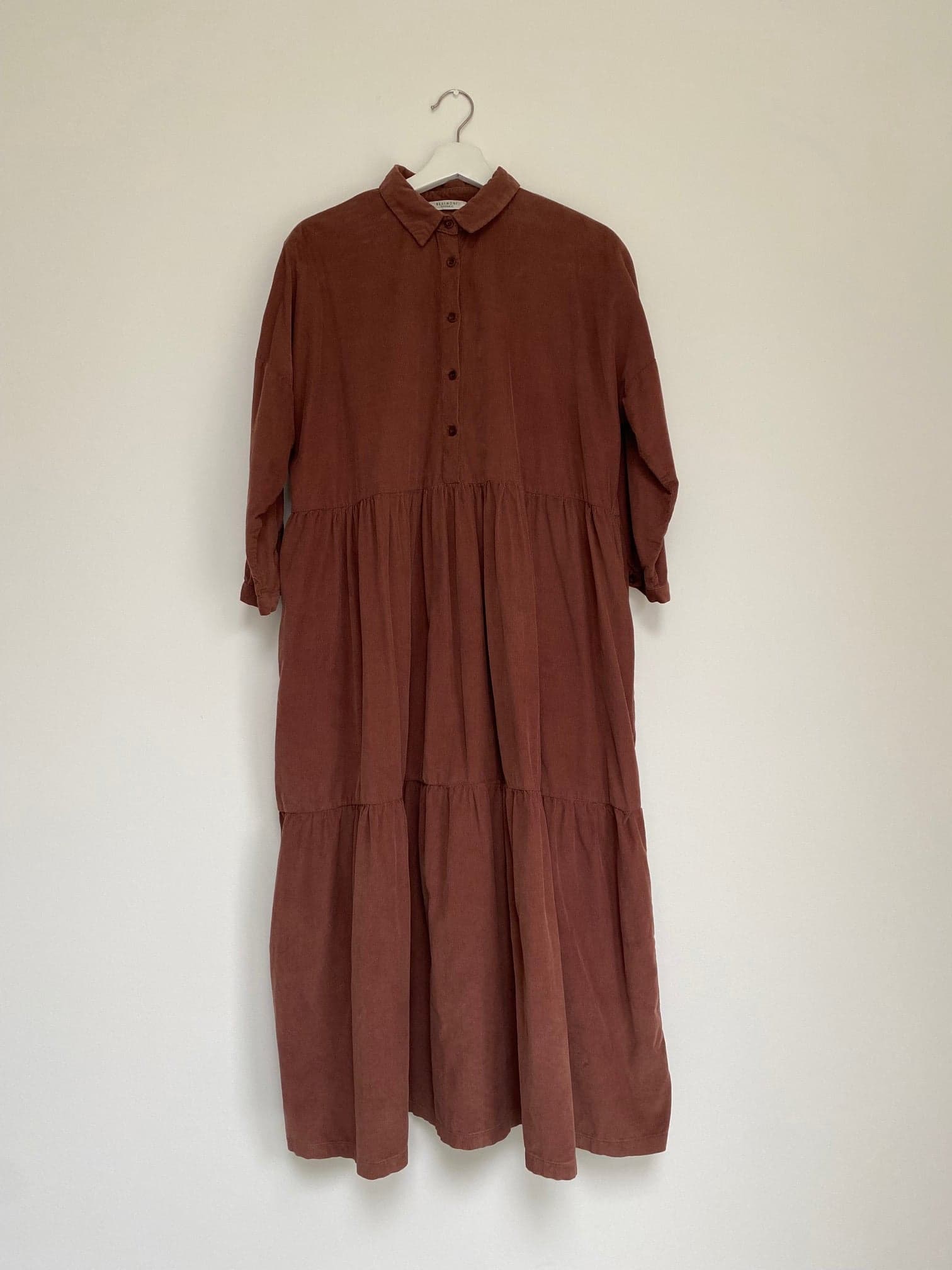 Cass Cord Dress in Rouge Size S Preloved