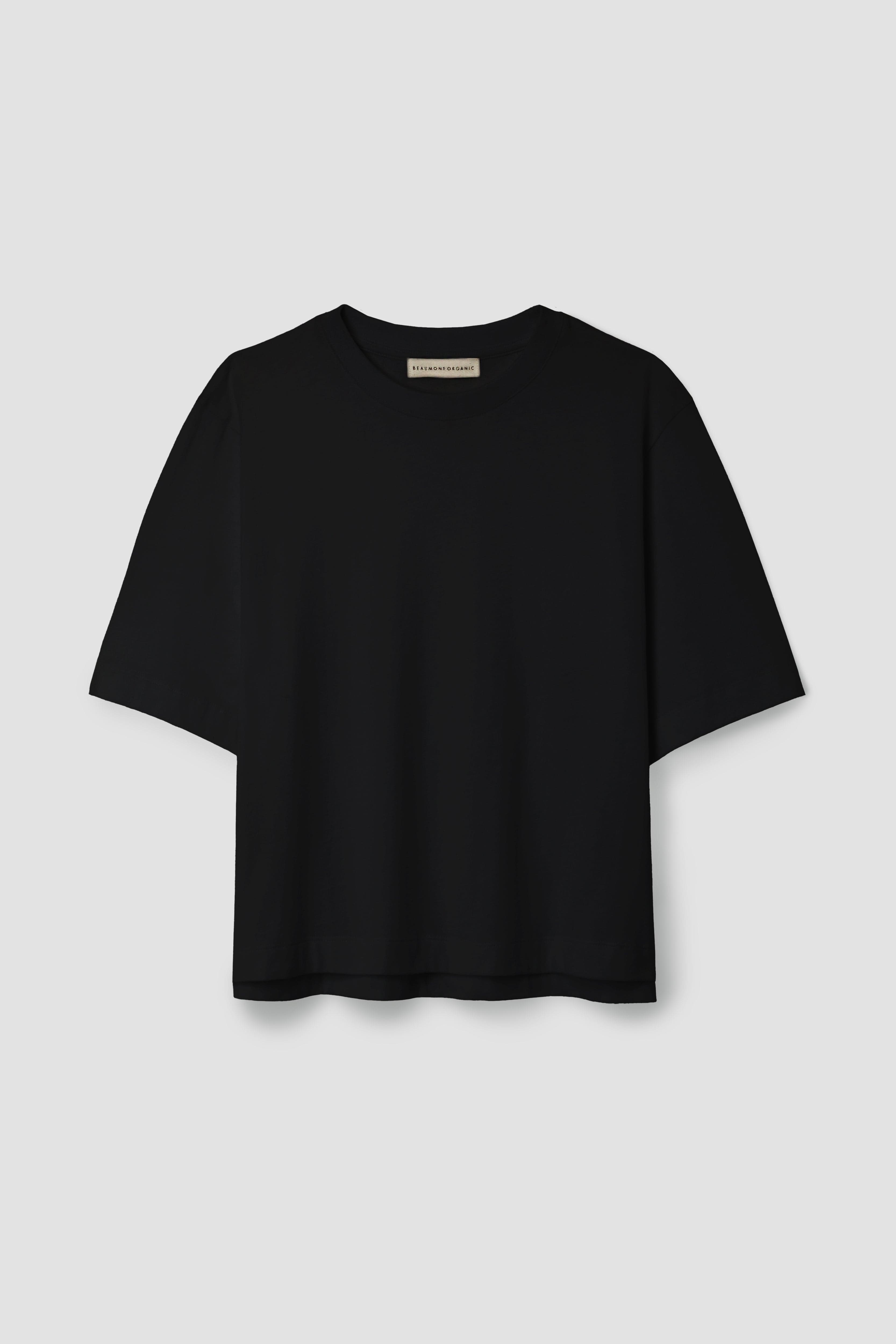 Bay Organic Cotton Top in Black