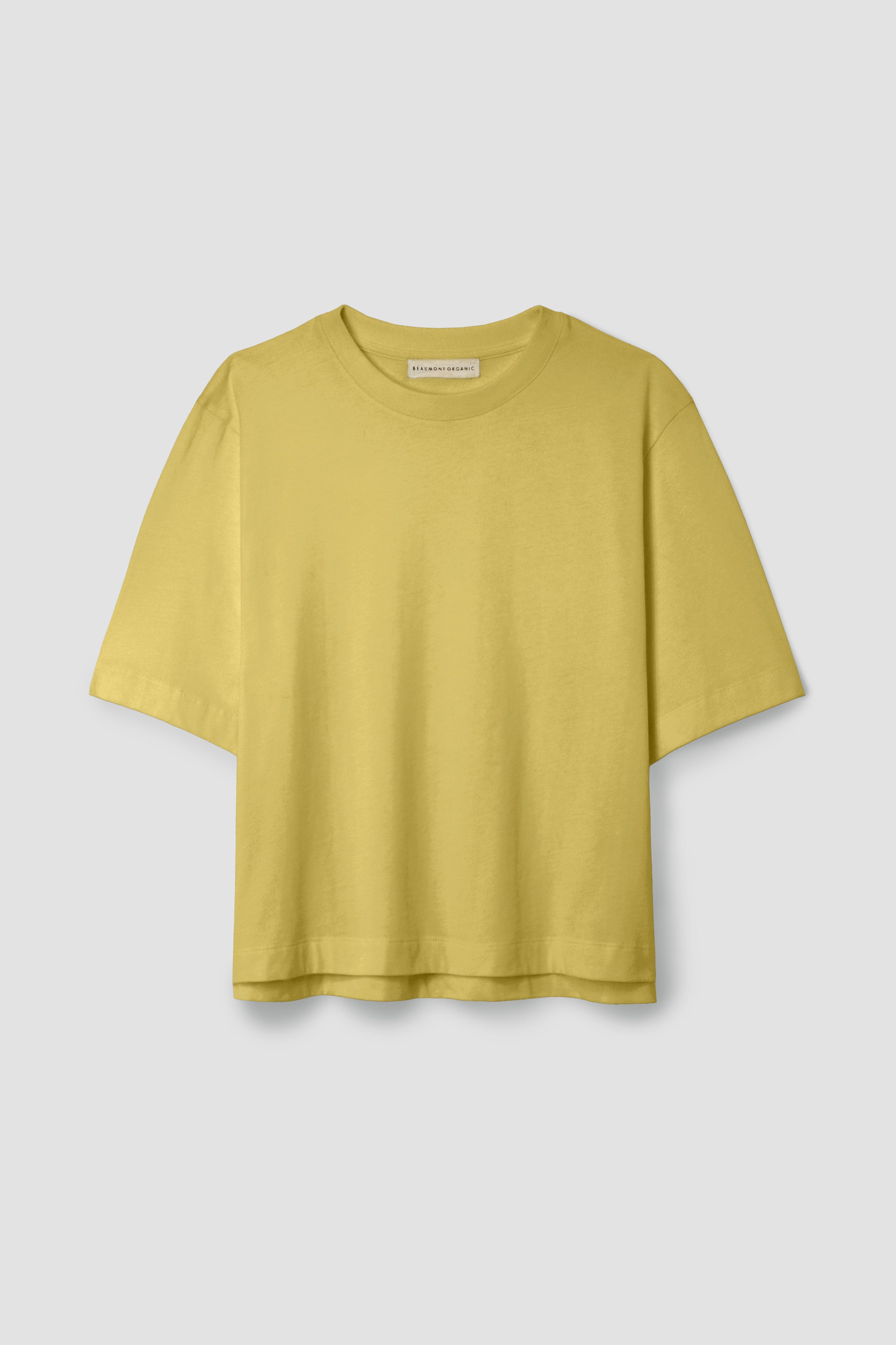 Bay Organic Cotton Top in Bright Olive