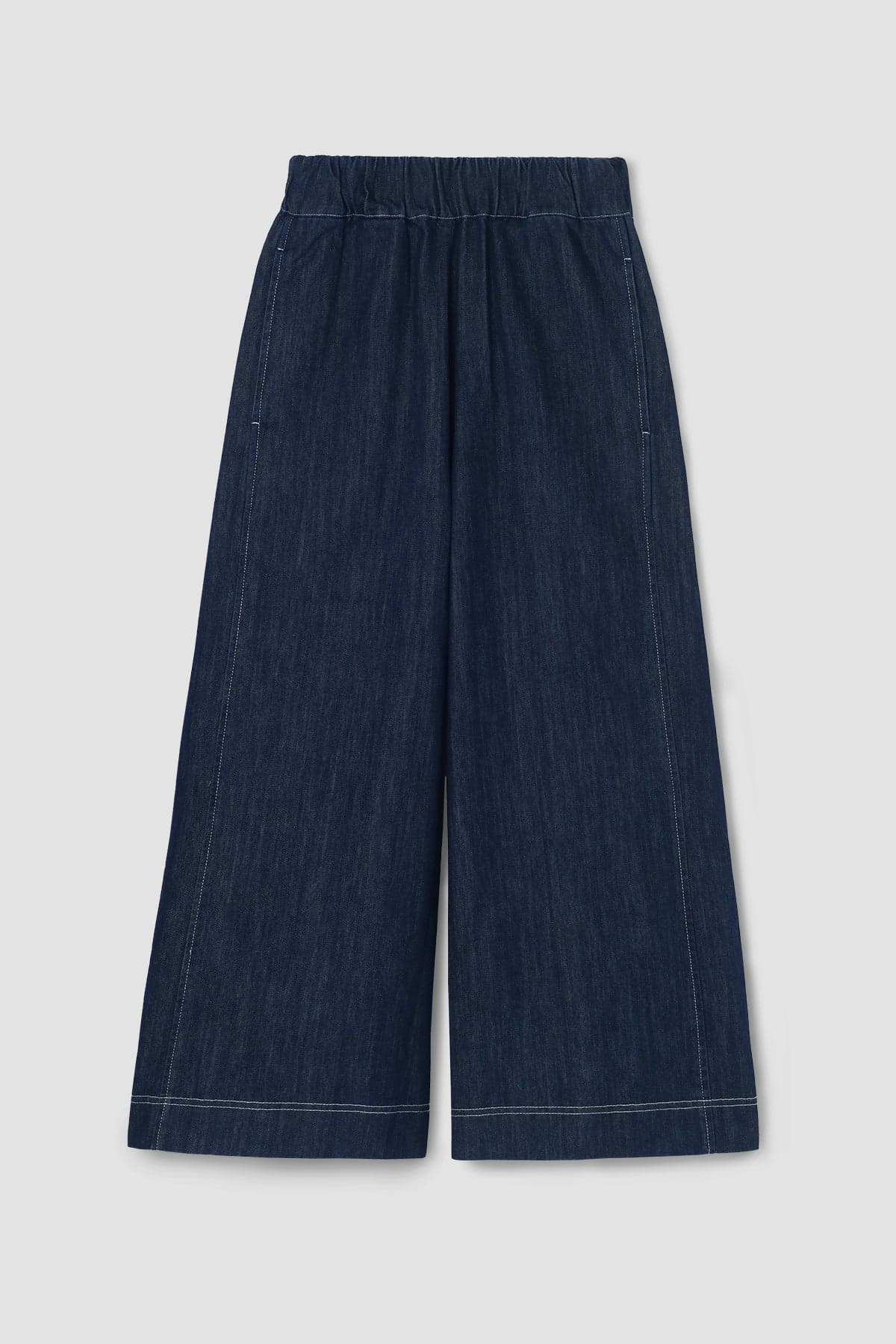 Nicole-Leigh Organic Cotton Denim Trousers in Indigo