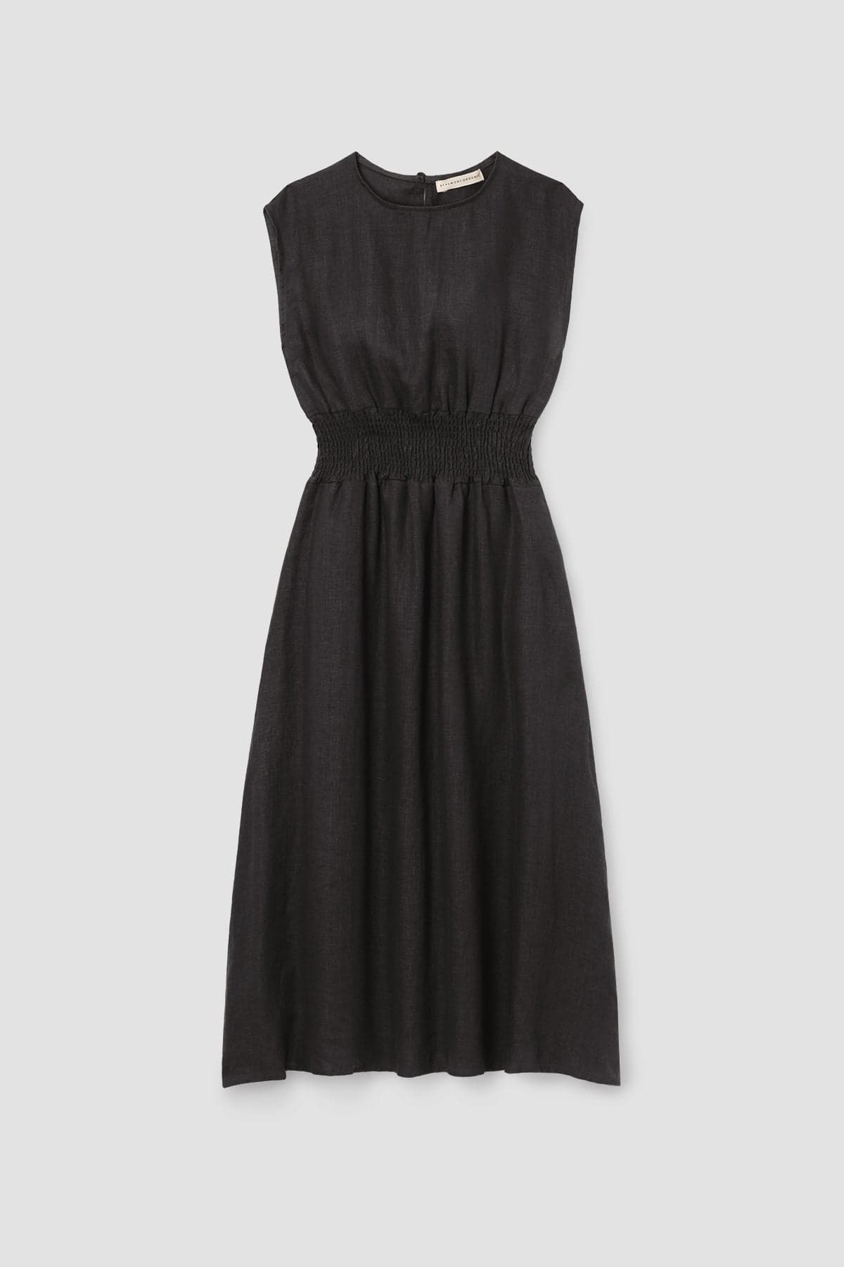 Ottillie-May Linen Dress in Black