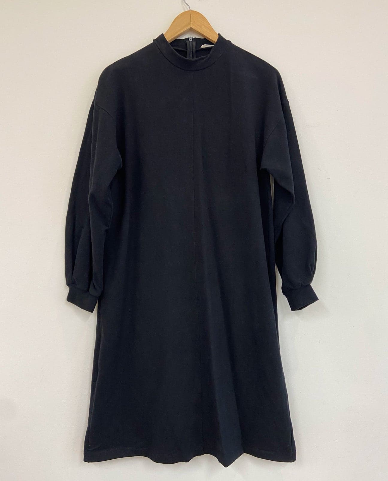 Marta Organic Cotton Dress in Black M Preloved