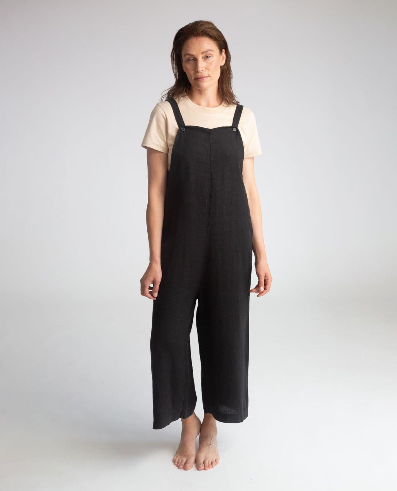 Unity Linen Jumpsuit In Black