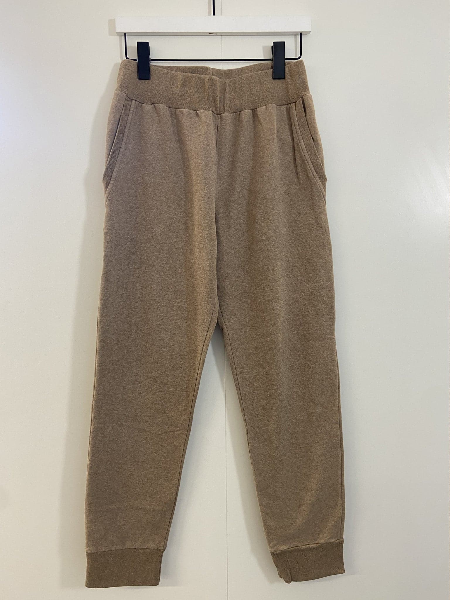 Zadie Organic Cotton Trousers in Stone M Preloved