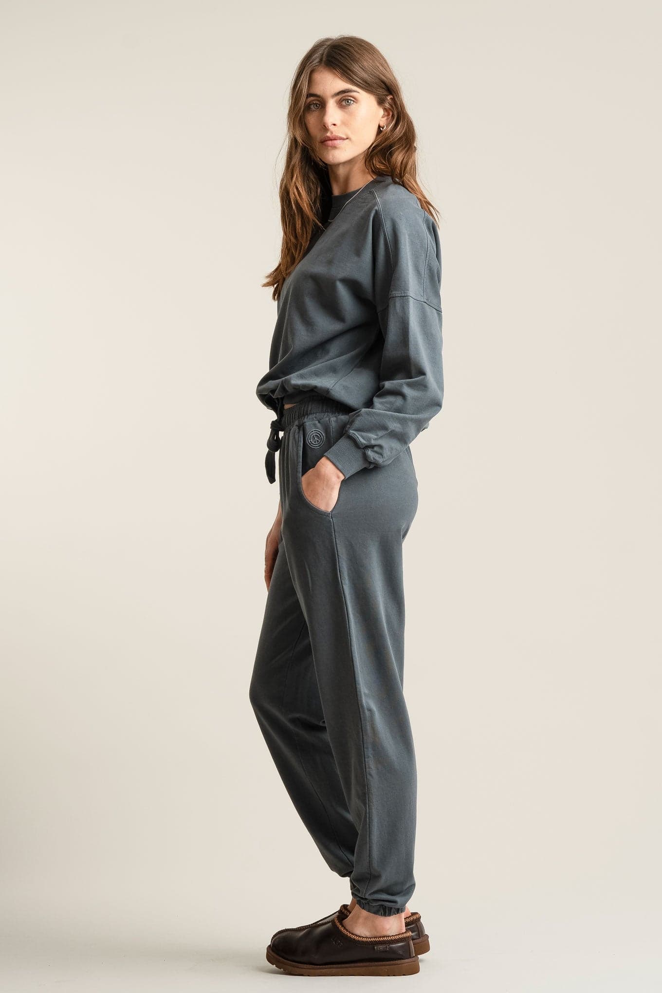 EVIE Organic Cotton Jogger - Black