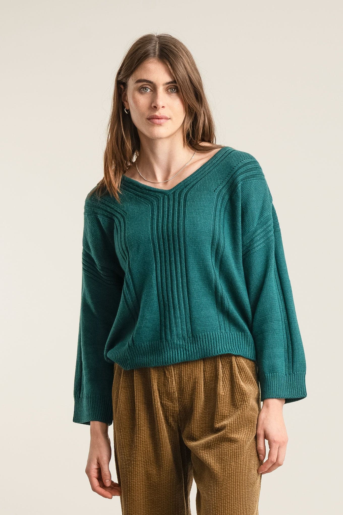 ANYA Merino Wool Jumper - Ivy