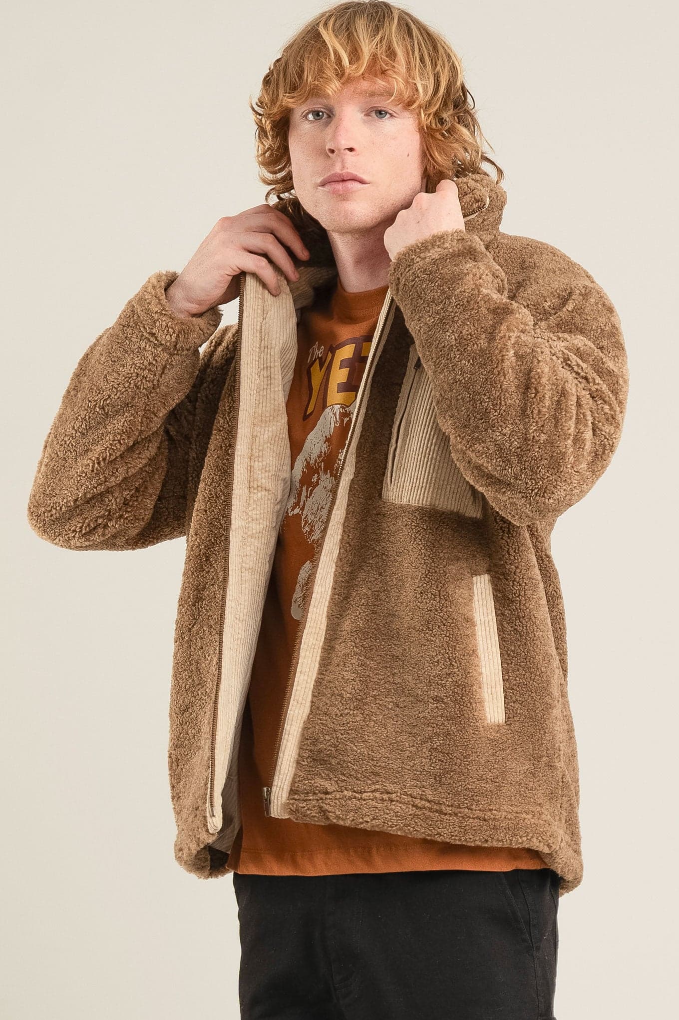 DREW Recycled PET Fleece Jacket - Mink