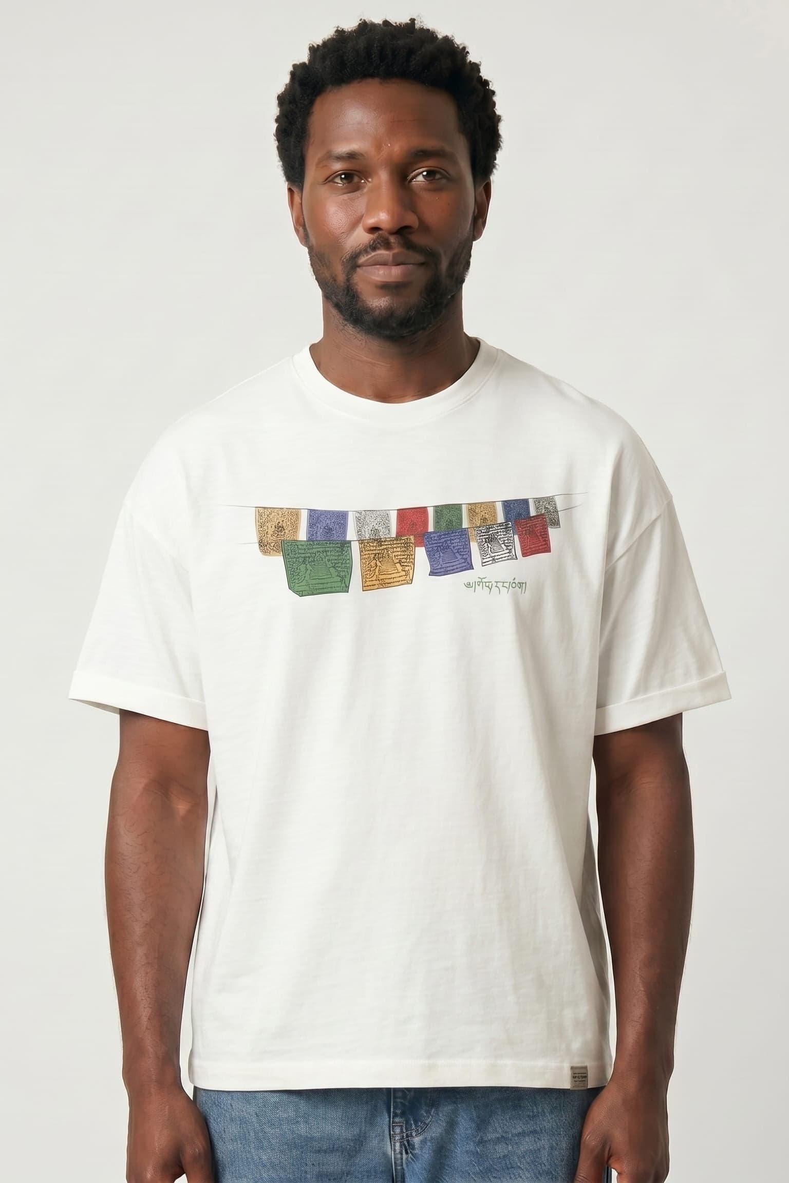 FREE TIBET Tee Organic Cotton - Off White