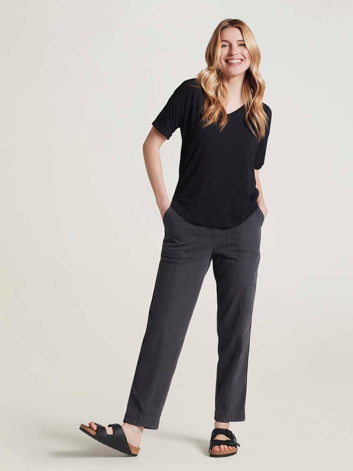 Lilivere Organic Cotton Carpenter Trousers - Slate Grey