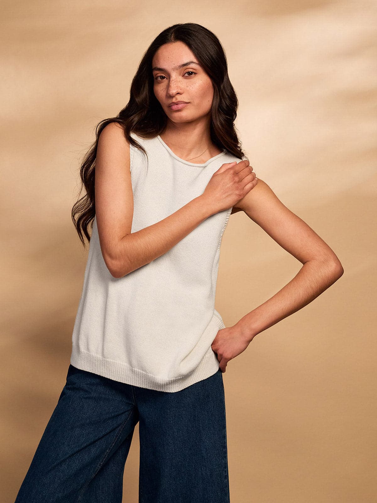 Organic Hemp Supima Cotton Blend Vest Top