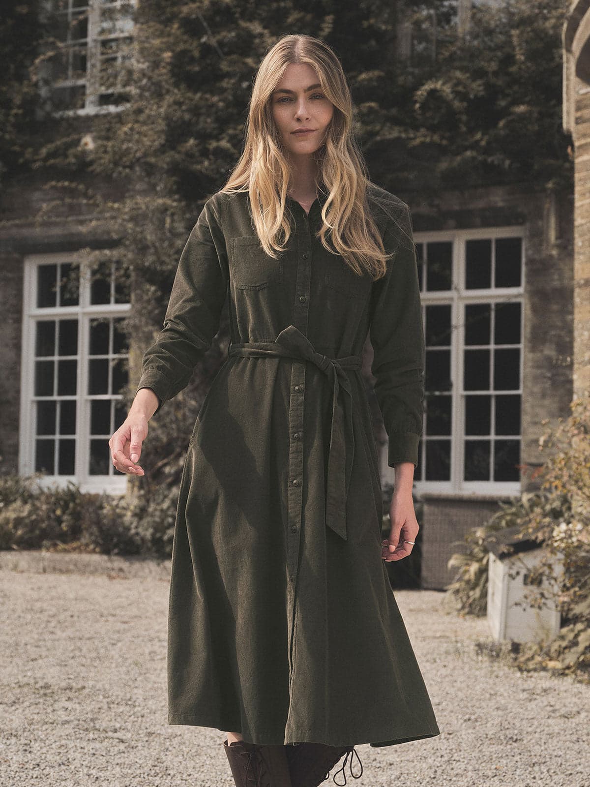 Midi Shirt Dress