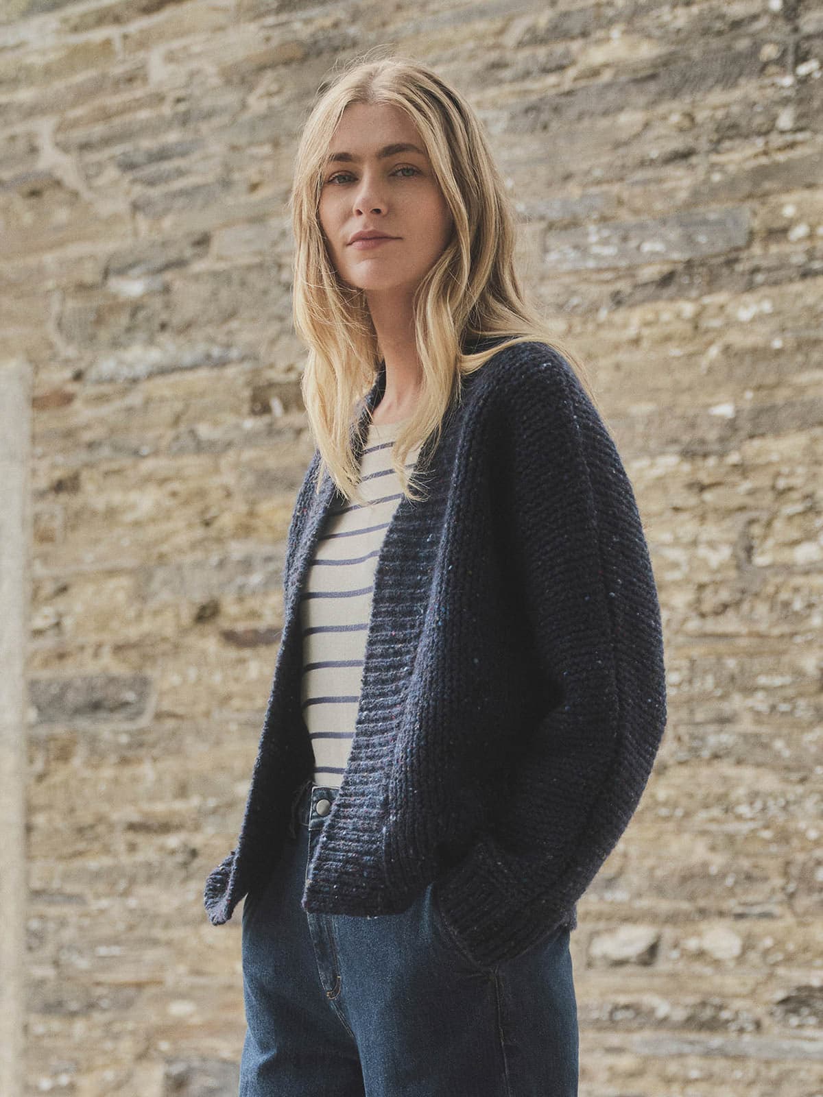 Donegal Garter Stitch Cardigan