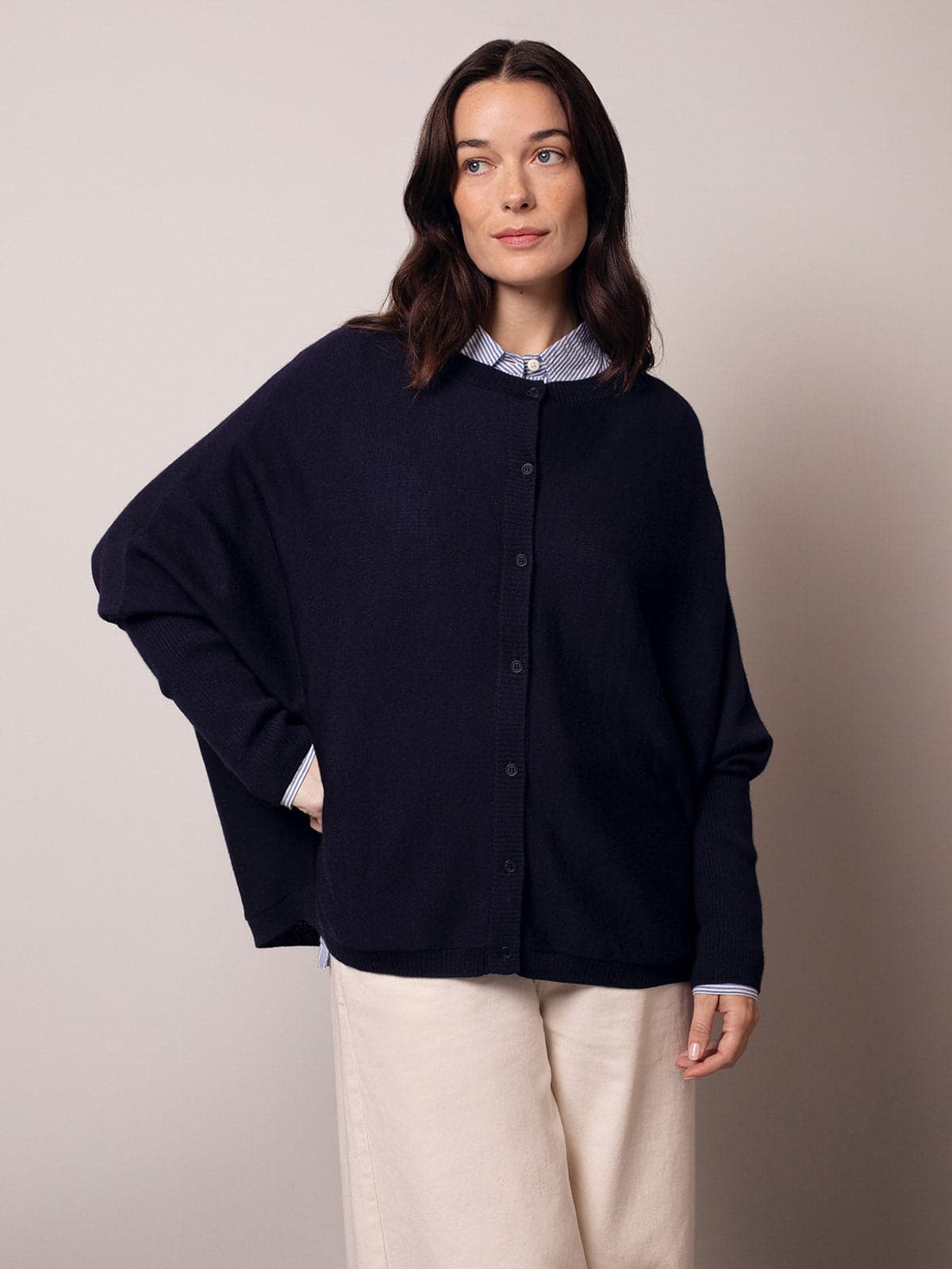Fine Knit Merino Cardigan