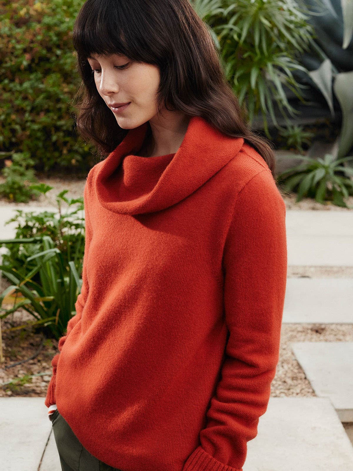 Supersoft Slouchy Cowl Neck Jumper
