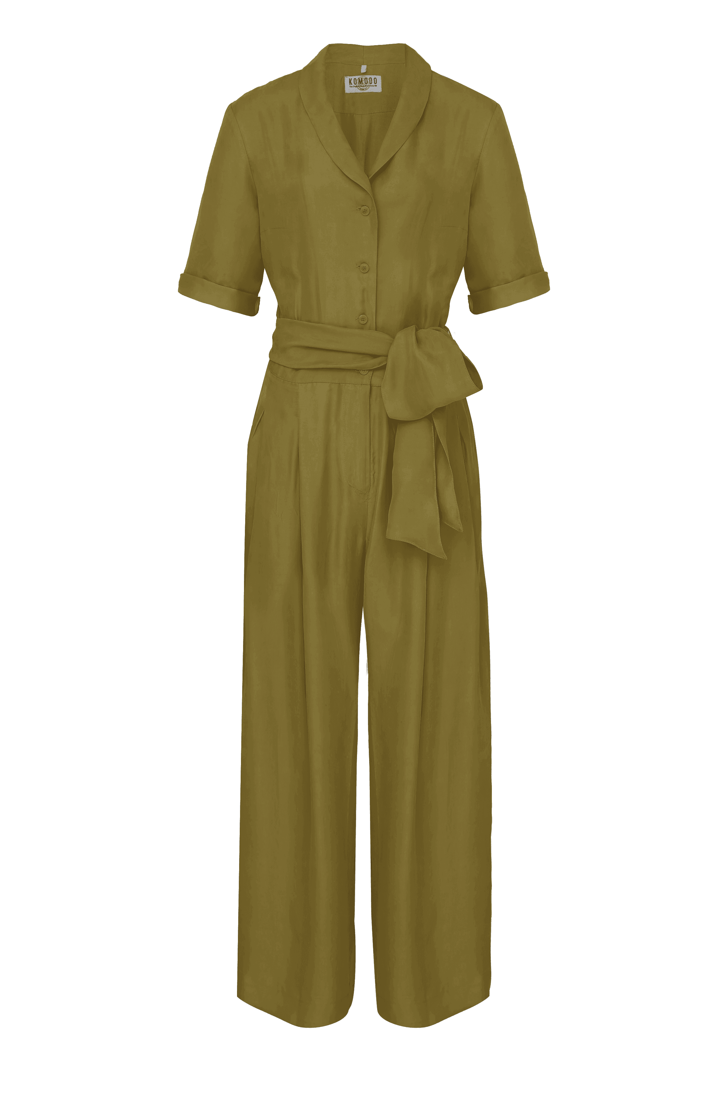 PLANET - Rayon Jumpsuit Khaki