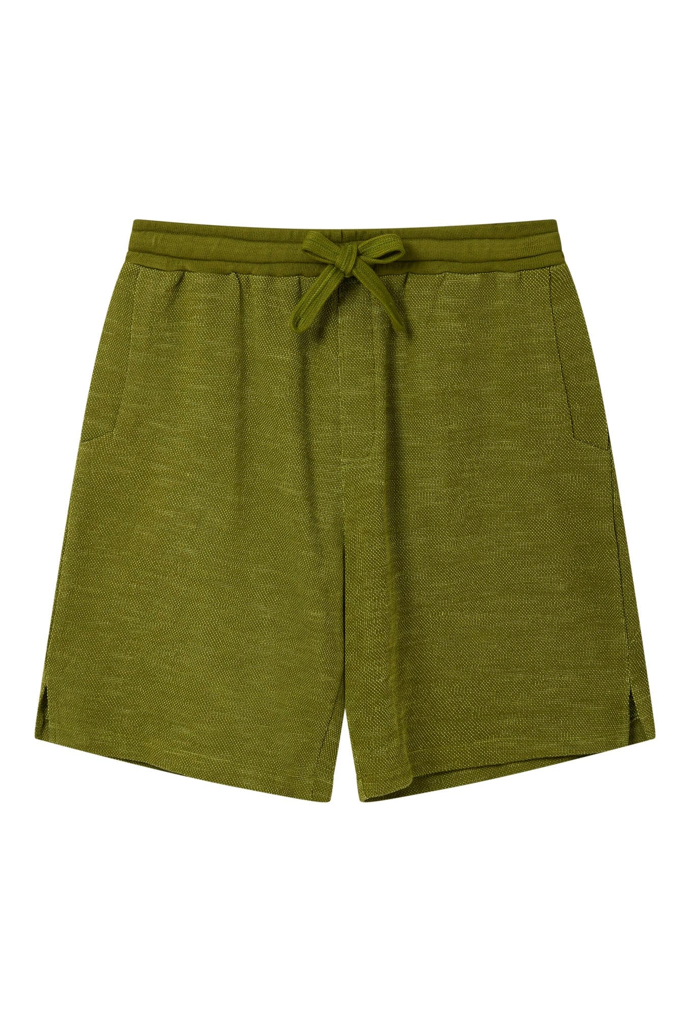 LEAH - Womens Organic Cotton Sweat Shorts - Green
