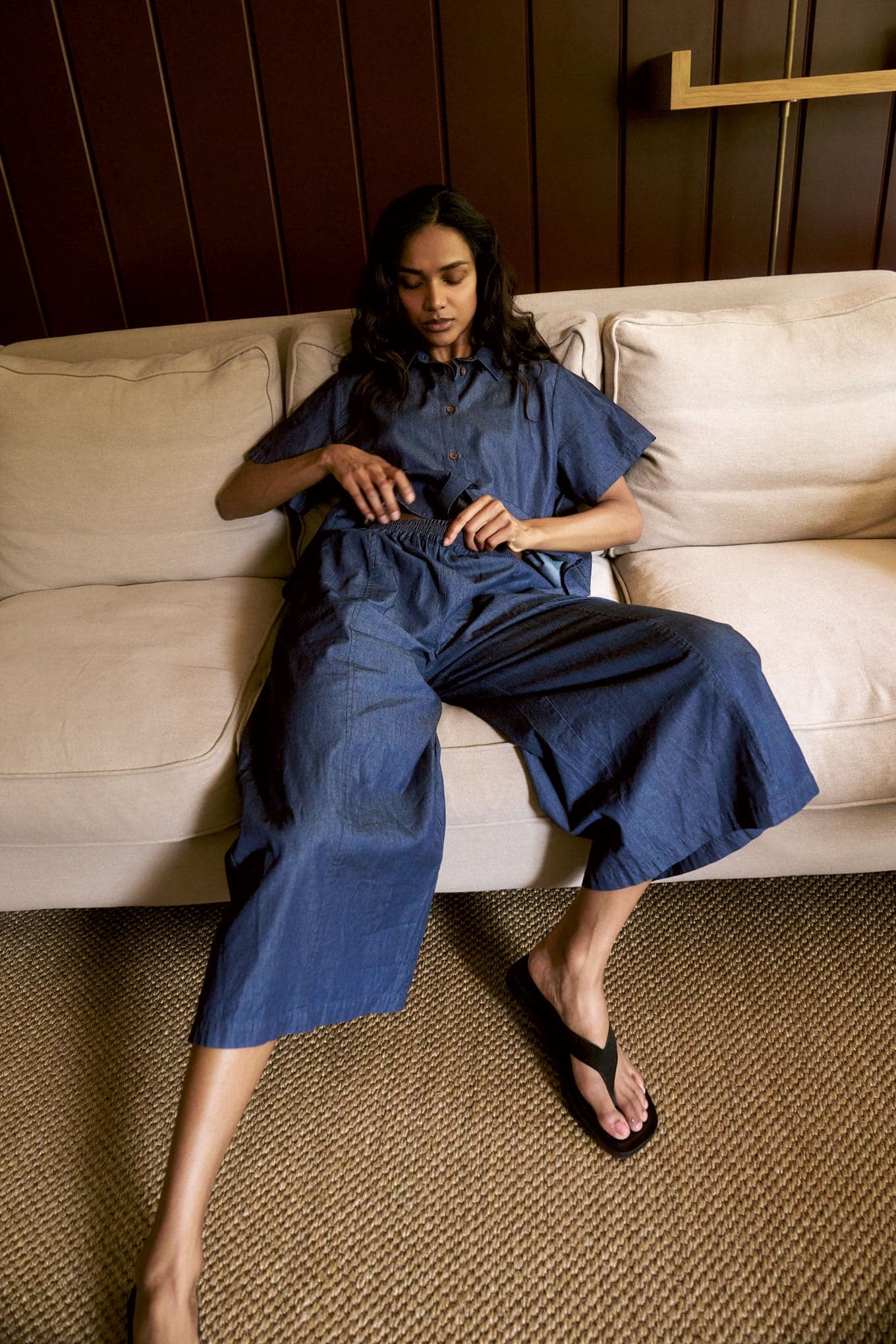 DANI Organic Cotton Coulotte - midwash