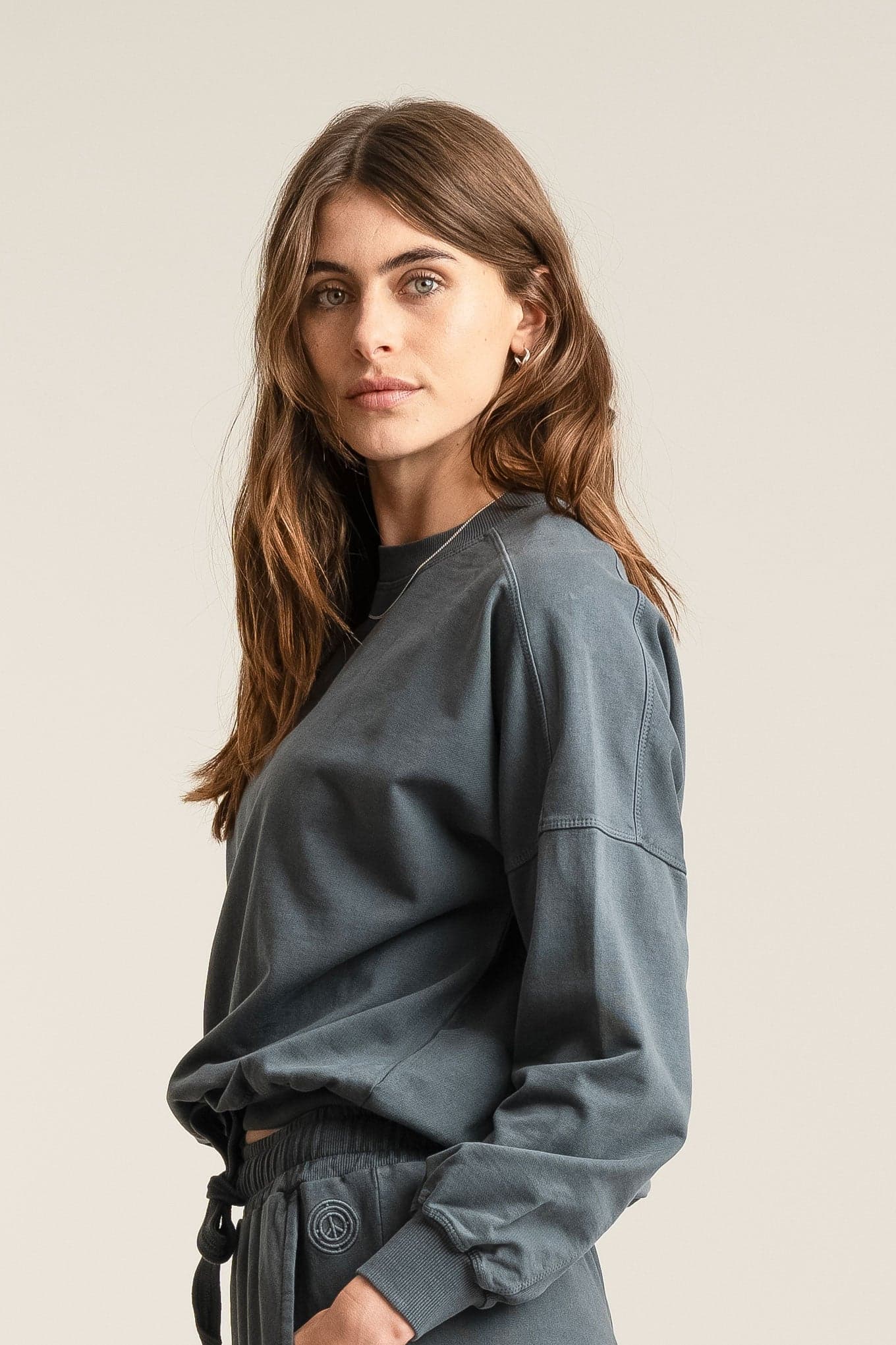 DAWN Organic Cotton Sweat - Washed Black