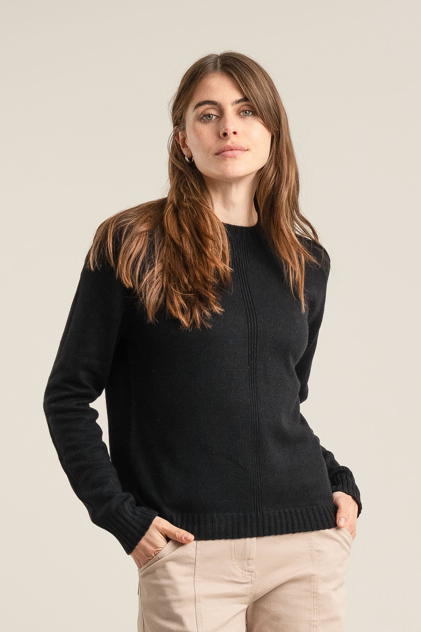 ALICE Merino Wool Jumper - Black