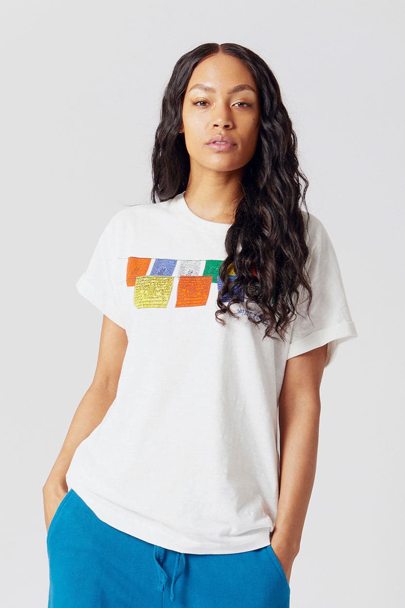 TIBET Organic Cotton T-Shirt Off White